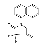 N-allyl-N-trifluoroacetyl-1-naphthylamine Structure
