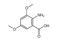 2-氨基-3,5-二甲氧基苯甲酸结构式