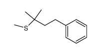 methyl (2-methyl-4-phenyl)but-2-yl sulphide Structure