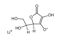 lithium (L)-ascorbate结构式