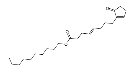 decyl 8-(5-oxocyclopenten-1-yl)oct-4-enoate结构式