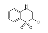 4H-2-chloro-2,3-dihydrobenzo-1,4-thiazine 1,1-dioxide Structure