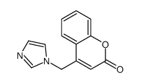 4-(imidazol-1-ylmethyl)chromen-2-one结构式