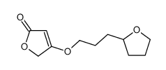 3-[3-(oxolan-2-yl)propoxy]-2H-furan-5-one结构式