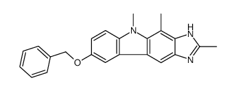 2,9,10-trimethyl-6-phenylmethoxy-3H-imidazo[4,5-b]carbazole Structure