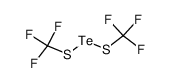 bis(trifluoromethylthio)tellurium结构式