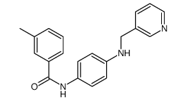 3-Methyl-N-{4-[(3-pyridinylmethyl)amino]phenyl}benzamide Structure