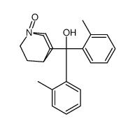 1-Azabicyclo(2.2.2)octane-3-methanol, alpha,alpha-bis(2-methylphenyl)- , 1-oxide结构式