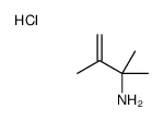 2,3-dimethylbut-3-en-2-amine,hydrochloride结构式
