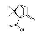 (+)-(1S,4R)-1-(1-chlorovinyl)-7,7-dimethylbicyclo[2.2.1]heptan-2-one Structure