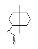 octahydro-3a,6a-dimethylpentalenyl formate Structure