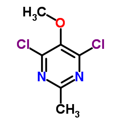 4,6-Dichloro-5-methoxy-2-methylpyrimidine Structure