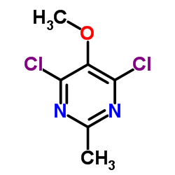 4,6-Dichloro-5-methoxy-2-methylpyrimidine structure