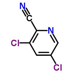 3,5-Dichloro-2-cyanopyridine structure