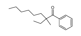 2-ethyl-2-methyl-1-phenyl-octan-1-one Structure