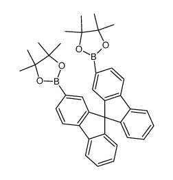 2,2'-bis(4,4,5,5-tetramethyl-1,3,2-dioxaborolan-2-yl)-9,9'-spirobi[fluorene] Structure