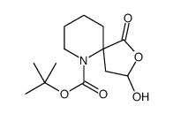 2-Methyl-2-propanyl 3-hydroxy-1-oxo-2-oxa-6-azaspiro[4.5]decane-6 -carboxylate Structure