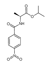 (S)-isopropyl 2-(4-nitrobenzamido)propanoate Structure