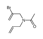 N-(2-bromo-2-propen-1-yl)-N-(2-propen-1-yl)acetamide Structure