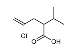 4-chloro-2-propan-2-ylpent-4-enoic acid结构式