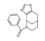 4,8-Methanothiazolo[4,5-c]azocine, 5-benzoyl-4,5,6,7,8,9-hexahydro Structure