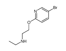 2-(5-bromopyridin-2-yl)oxy-N-ethylethanamine结构式