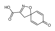 8-oxo-1-oxa-2-azaspiro[4.5]deca-2,6,9-triene-3-carboxylic acid结构式