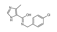 N-[(4-chlorophenyl)methyl]-5-methyl-1H-imidazole-4-carboxamide Structure