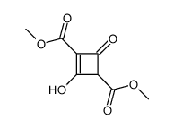 dimethyl 2-hydroxy-4-oxocyclobutene-1,3-dicarboxylate Structure