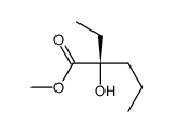 methyl (2S)-2-ethyl-2-hydroxypentanoate Structure