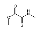 methyl 2-(methylamino)-2-sulfanylideneacetate Structure