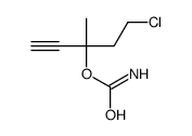Carbamic acid, 1-(2-chloroethyl)-1-methyl-2-propynyl ester (7CI)结构式