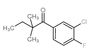 3'-CHLORO-2,2-DIMETHYL-4'-FLUOROBUTYROPHENONE结构式