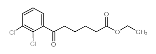 ethyl 6-(2,3-dichlorophenyl)-6-oxohexanoate结构式
