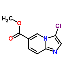 Methyl 3-chloroimidazo[1,2-a]pyridine-6-carboxylate Structure