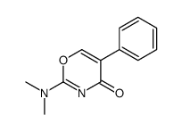 2-(dimethylamino)-5-phenyl-1,3-oxazin-4-one结构式