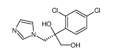 (2R)-2-(2,4-dichlorophenyl)-3-imidazol-1-ylpropane-1,2-diol Structure