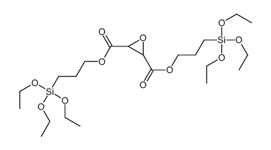 bis(3-triethoxysilylpropyl) oxirane-2,3-dicarboxylate Structure