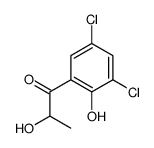 1-(3,5-dichloro-2-hydroxyphenyl)-2-hydroxypropan-1-one结构式