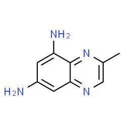 Quinoxaline,6,8-diamino-2-methyl- (7CI) Structure