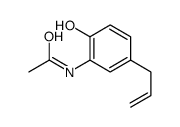 N-(2-hydroxy-5-prop-2-enylphenyl)acetamide Structure