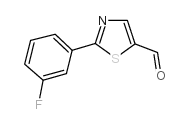 2-(3-FLUOROPHENYL)THIAZOLE-5-CARBALDEHYDE picture