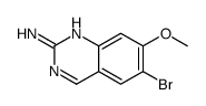 6-bromo-7-methoxyquinazolin-2-amine结构式