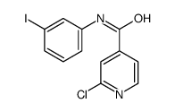 2-chloro-N-(3-iodophenyl)pyridine-4-carboxamide Structure