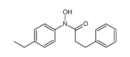 N-(4-ethylphenyl)-N-hydroxy-3-phenylpropanamide Structure