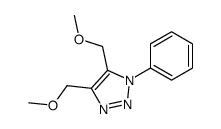 4,5-bis(methoxymethyl)-1-phenyltriazole结构式