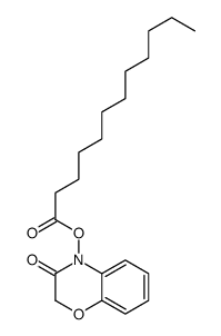 (3-oxo-1,4-benzoxazin-4-yl) dodecanoate Structure