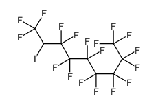 1,1,1,2,2,3,3,4,4,5,5,6,6,7,7,9,9,9-octadecafluoro-8-iodononane结构式