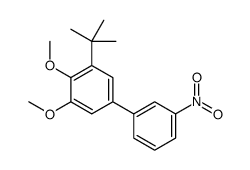 1-tert-butyl-2,3-dimethoxy-5-(3-nitrophenyl)benzene Structure