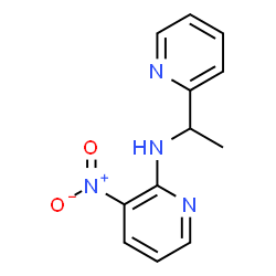3-Nitro-N-(1-(pyridin-2-yl)ethyl)pyridin-2-amine Structure